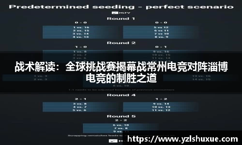 战术解读：全球挑战赛揭幕战常州电竞对阵淄博电竞的制胜之道